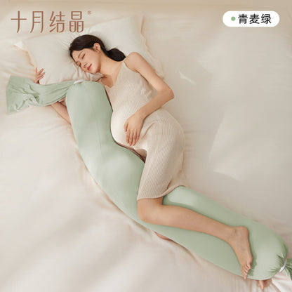 October Crystal Pregnancy Pillow Waist Support Belly Support Multifunctional Side Sleeping Side Lying Hugging Pillow Pregnancy Sleeping Maternity Waist Pillow Cushion
