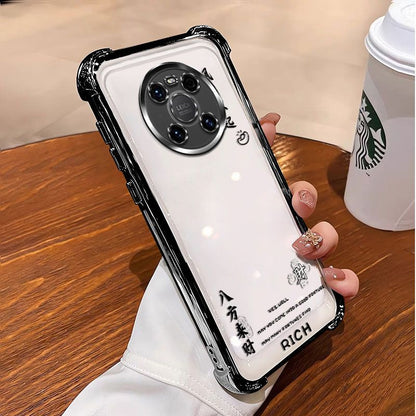 Fengshengshuiqi Gyroscope Stand Compatible with Dingqiao M40Mobile Phone Case Soft Case Men and Women New All-inclusive Anti-fall Creative Tide