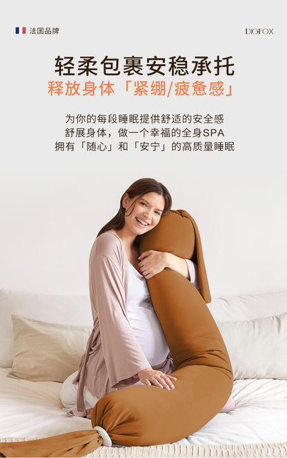 Pregnancy pillow eps Particle Filled Pregnancy Pillow Silicone Buckle Adjustable Nursing Pillow Waist Support Belly Support Pregnancy Pillow