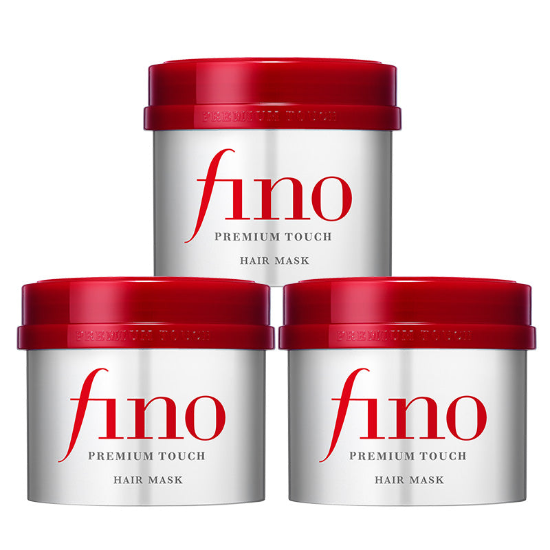 【Ding Yuxi Same Style】Fennong fino Rich Beauty Serum Red Jar Hair Mask Repair Moisturizing230g*3Hair Conditioner