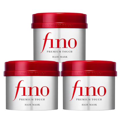 【Ding Yuxi Same Style】Fennong fino Rich Beauty Serum Red Jar Hair Mask Repair Moisturizing230g*3Hair Conditioner