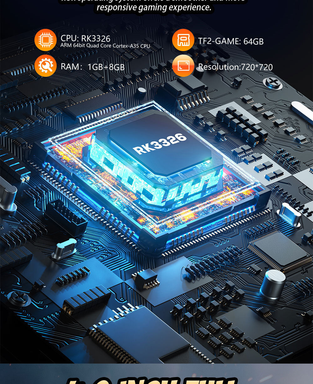 Cross-Border S600Handheld Game Console Retro3D Retro Arcade All-in-One Portable Open Source Game Console God of War