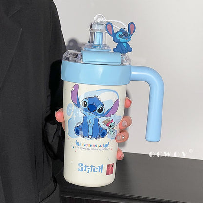 Disney Genuine Stitch Insulated Cup2025New Women's Ice Cup Water Cup Straw Large Capacity Birthday Gift