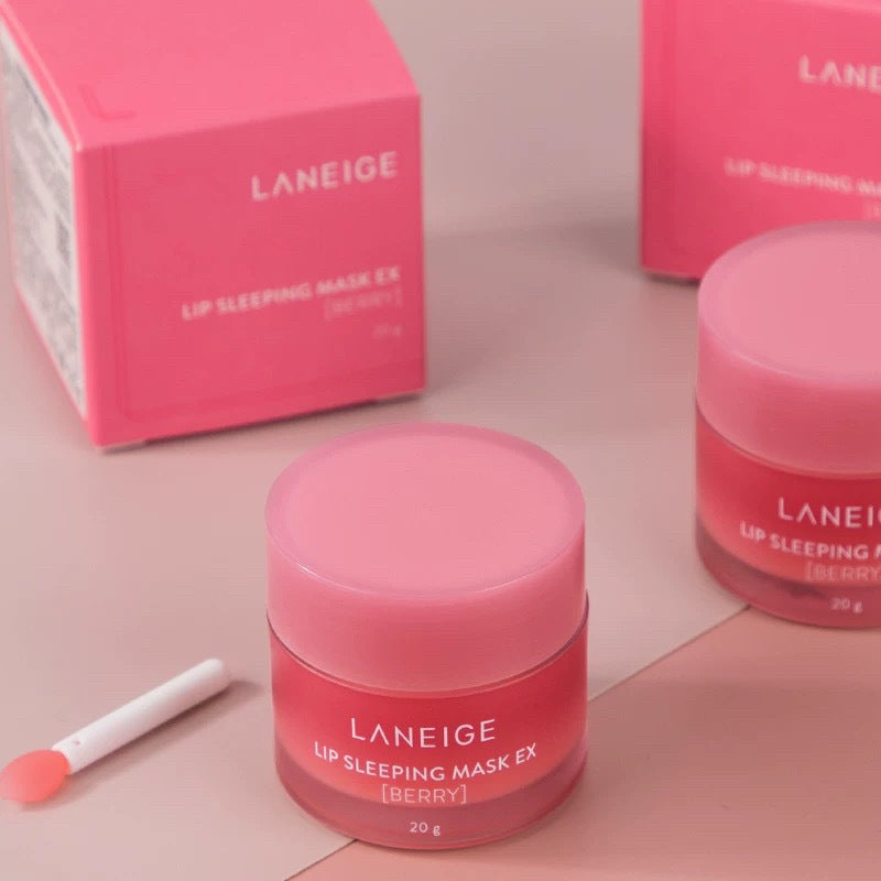 Korean Lan Zhi Lip Mask20g Night Repair Moisturizing Lip Balm3g Moisturizing and Hydrating Strawberry Jelly Lip Mask
