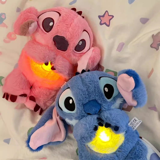 Cross-Border Hot-Selling Stitch Plush Toy with Air-Effected Ears, Breathable Plush Toy, In-Stock, Soothing Sleep Aid, Wholesale