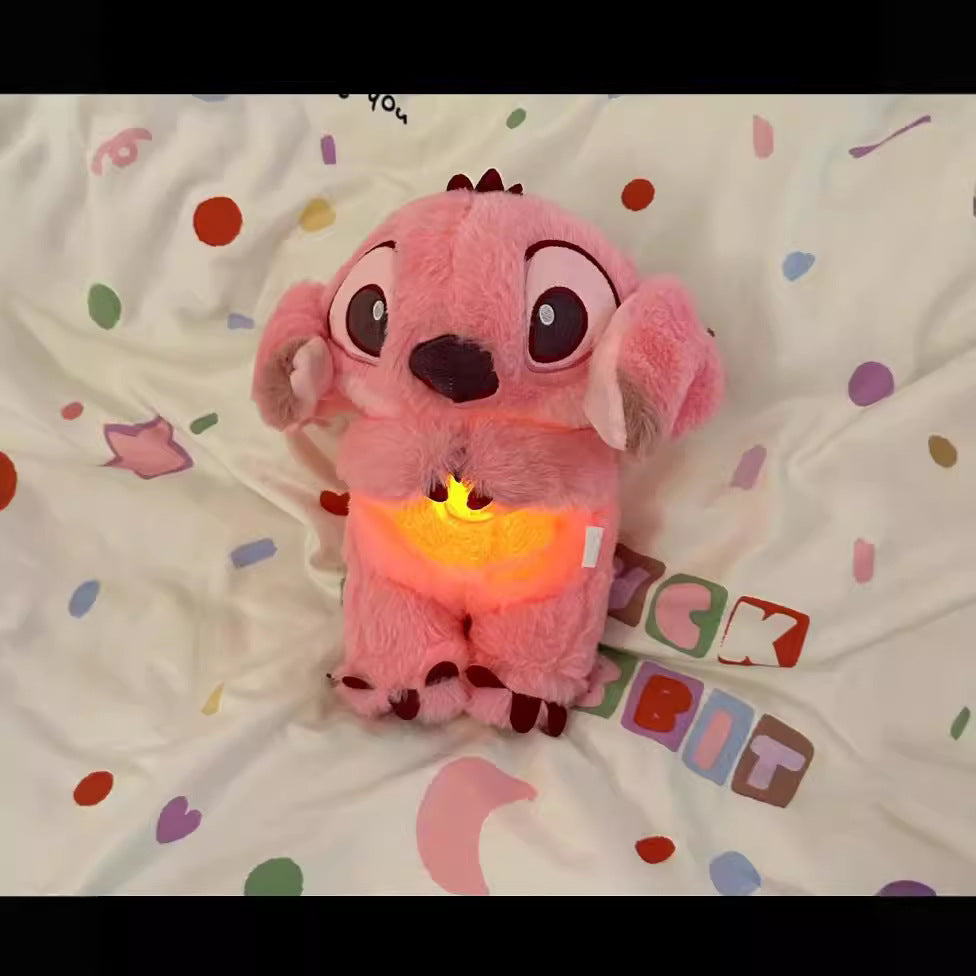 Cross-Border Hot-Selling Stitch Plush Toy with Air-Effected Ears, Breathable Plush Toy, In-Stock, Soothing Sleep Aid, Wholesale