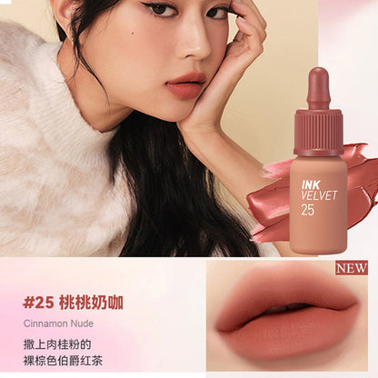 South Korea peripera Filipila Small Bottle Lip Gloss Velvet Lip Color Matte Lipstick Student Party Lip Mud Makeup