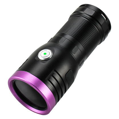 High Power365nm Black light bulb UV Black Mirror Scorpion Charging Fluorescent Detection Ultraviolet led Flashlight Processing