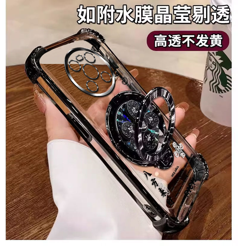 Fengshengshuiqi Gyroscope Stand Compatible with Dingqiao M40Mobile Phone Case Soft Case Men and Women New All-inclusive Anti-fall Creative Tide
