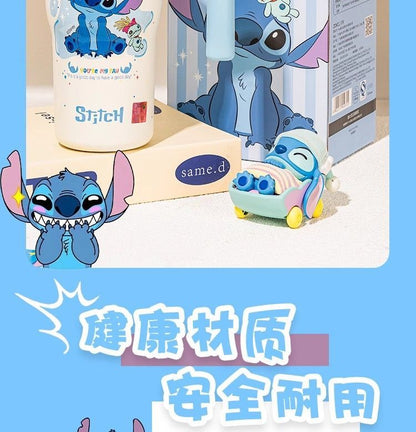 Disney Genuine Stitch Insulated Cup2025New Women's Ice Cup Water Cup Straw Large Capacity Birthday Gift