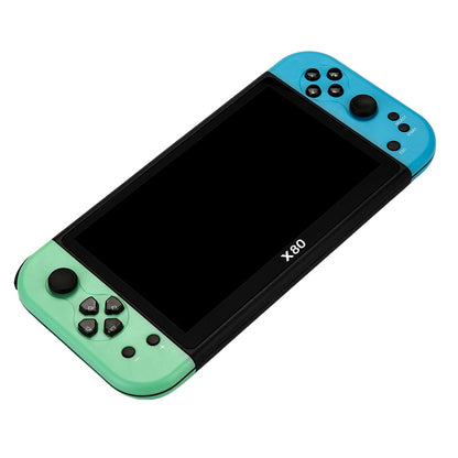 New X80Game Console7Inch PSP Handheld Console High Definition Large Screen with Card Slot GBA Classic Arcade Convenient Handheld Console