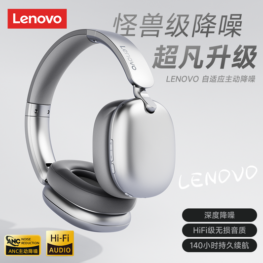 Lenovo TH60Bluetooth Headset Active Noise Cancelling High-Quality Sound Gaming Positioning Long Battery Life Computer Headset for Men